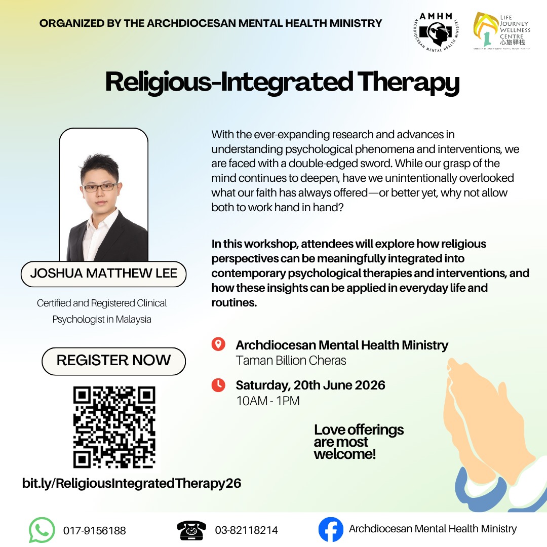 With the ever-expanding research and advances in understanding psychological phenomena and interventions, we are faced with a double-edged sword. While our grasp of the mind continues to deepen, have we unintentionally overlooked what our faith has always offered—or better yet, why not allow both to work hand in hand?